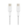 Kabel USB Belkin 2 Kable w oplocie USB-C na USB-C 60W, 2 m, białe